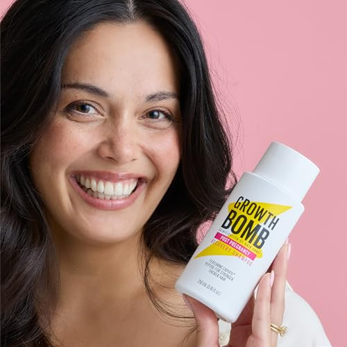 Growth Bomb Post Pregnancy Recovery Shampoo - Moisturizing Hair Growth Shampoo For Thinning Hair For Women Routine Thickening Hair Wash W/Biotin For Thick Full Hair & Help Women's Hair Loss 250Ml