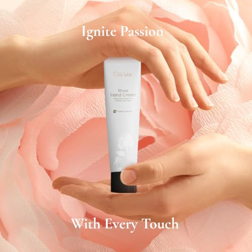 Gya Labs Rose Hand Cream 2.03 Fl Oz (60Ml) - Daily Lightweight Hand Lotion For Dry Cracked Hands - Nourishes Hydrates & Protects Skin With Rose Oil - Non-Greasy Vegan For All Skin Types