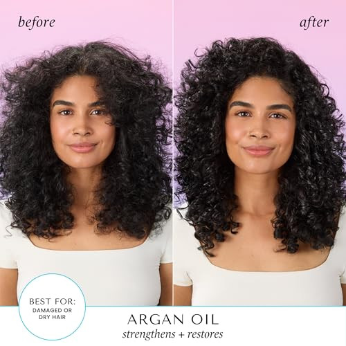 Hask Argan Oil Repairing Deep Conditioner Treatments For All Hair Types Color Safe Gluten Sulfate Paraben 8 Fl Oz