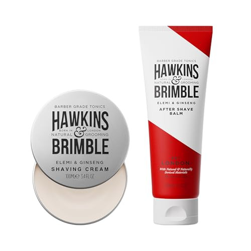 Hawkins & Brimble Shaving Cream With After Shave Balm