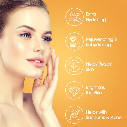 Healov Turmeric Lotion For Spots - Natural Turmeric Skin Brightening Cream For Face & Body - Cleanse Skin Fight Acne Even Tone Clear Scars Sun Damage & Discoloration - With Vitamin C