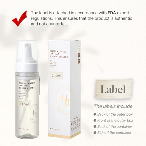 Heveblue Salmon Caring Centella Bubble Cleanser - Salmon Pdrn Ph 5.5 Salmon Egg Extract Centella Moisturizing Balancing Pore Cleansing Low Irritation Hypoallergenic Sensitive Skin