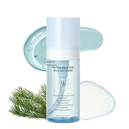 Heveblue Phyton Squa Hyal Blue Gel Cream - Sensitive Skin Korean Skincare Vegan Hypoallergenic Boost Hydration Soothing Cream Reduce In Moisture Loss Calming Lightweight