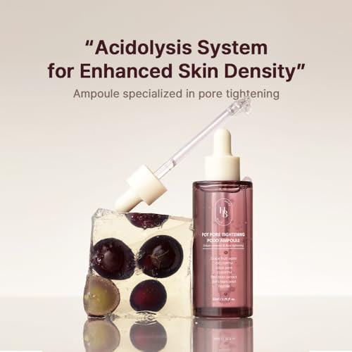 Heveblue Pot Pore Tightening Podo Ampoule - Pore Tightening Korean Skincare Hypoallergenic Moisturizing Pore Care Face Serum Skin Density Improvement Skin Elasticity Mother's Day