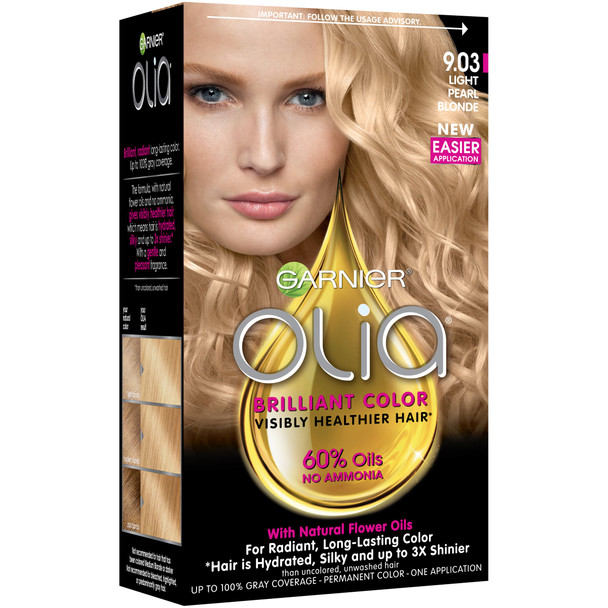 Garnier Olia Ammonia Free Hair Color [9.03] Light Pearl Blonde 1 Ea