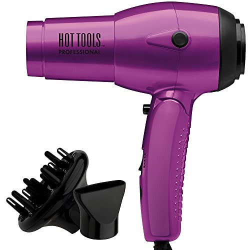 Hot Tools Pro Artist 1875W Ionic Compact Hair Dryer Lightweight Perfect For Travel