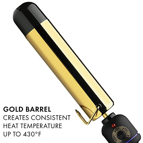 Hot Tools 1 1/2" Curling Wand For Beginners Heat Protectant Glove Included Long-Lasting Results Defined Curls And Easy To Use With Temperature Control For All Hair Types Up To 430