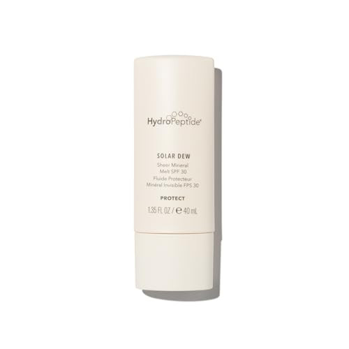 Hydropeptide Solar Dew Sheer Mineral Melt Spf30 Facial Moisturizer Sunscreen & Primer 1.35 Ounce