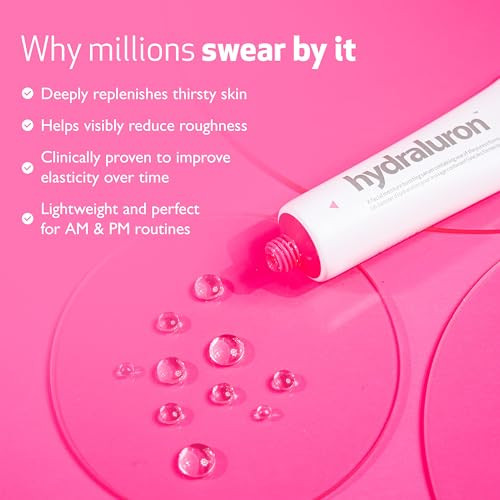 Indeed Labs Hydraluron Face Serum Moisture-Boosting Low Molecular Weight Hyaluronic Acid & Red Marine Algae Long-Lasting Hydration & Plumping Effect For Dry Oily Or Aging Skin (30 Ml)
