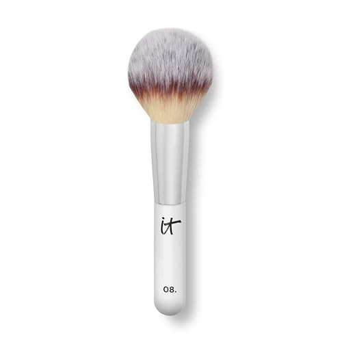 It Cosmetics Heavenly Luxe Wand Ball Powder Brush 8 - For Face Powder Foundation - Poreless Flawless Application - Soft Bristles
