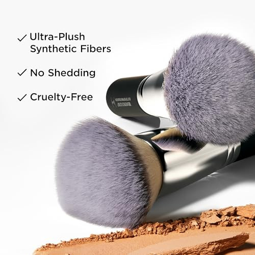 It Cosmetics Heavenly Luxe Flat Top Buffing Foundation Brush 6 - Foundation Brush For Liquid Makeup & Foundation Powder - Makeup Brush With Award-Winning Heavenly Luxe Hair