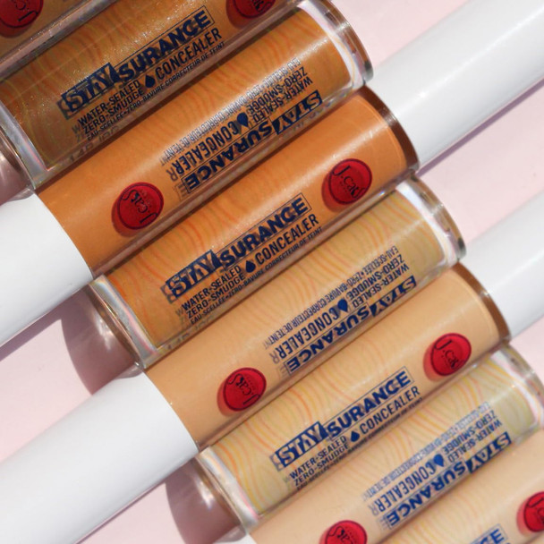 J.Cat Beauty Staysurance Water-Proof Zero-Smudge Concealer Combats Dark Circles Redness And Small Imperfections Lightweight Buildable Formula Cappucino
