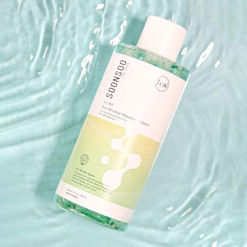 J.Cat Beauty Soonsoo Pure Micellar Face Cleansing Water Cleanses Tones And Hydrates Effectively Removes Makeup With Sage Leaf And Lemon Balm Extract 10.1 Fl Oz