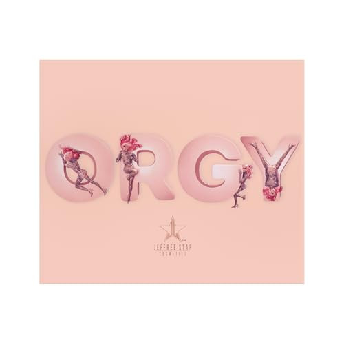 Jeffree Star Cosmetics Orgy Artistry Palette 30 Highly-Pigmented Matte Nude Eyeshadows Creamy Blendable Formula Universal Skin Tones