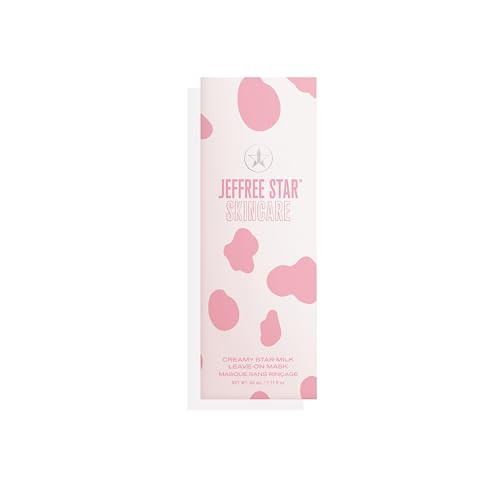 Jeffree Star Cosmetics Creamy Star Milk Leave-On Mask Moisturizing Face Mask With Fruit Extracts 2.7 Fl Oz
