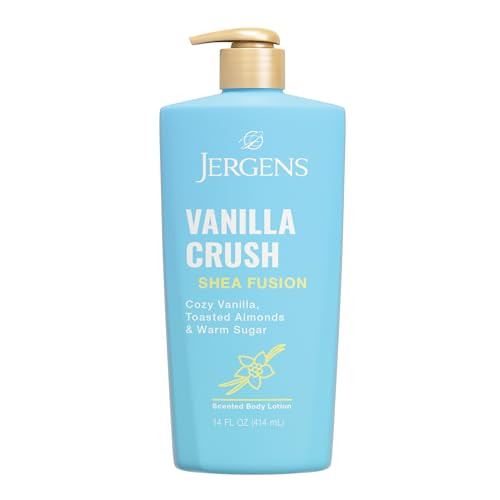 Jergens Shea Fusion Vanilla Crush Body Lotion Moisturizer With Shea Butter & Vitamin E 14 Fl Oz