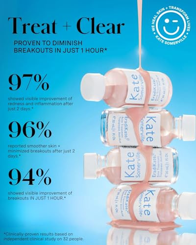 Kate Somerville Eradikate 10% Sulfur & Bha Acne Treatment Fsa/Hsa Acne Treatment For Face Clinically Formulated Pimple Cream Spot Treatment Medicated Pimple Drying Lotion For Blackheads 1 Fl Oz