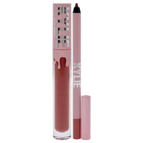 Kylie Cosmetics Matte Lip Kit - 301 Liquid Angel For Women - 2 Pc 0.10Oz Matte Liquid Lipstick 0.03Oz Lip Liner