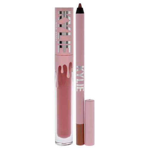 Kylie Matte Lip Kit - 808 Kylie By Kylie Cosmetics For Women - 2 Pc 0.10Oz Matte Liquid Lipstick 0.03Oz Lip Liner
