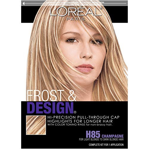 L'Oreal Paris Frost And Design Cap Hair Highlights For Long Hair H85 Champagne 1 Kit