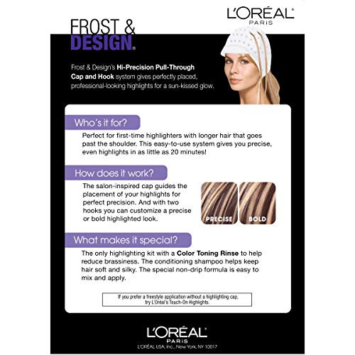 L'Oreal Paris Frost And Design Cap Hair Highlights For Long Hair H85 Champagne 1 Kit