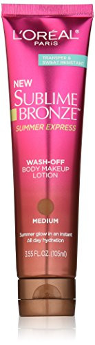 L'Oreal Paris L'Or Al Paris Sublime Bronze Summer Express Body Makeup Lotion Medium 3.55 Fl. Oz