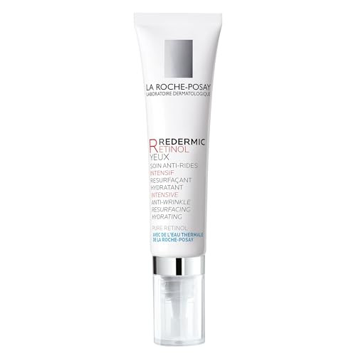 La Roche-Posay Redermic R Eyes Retinol Eye Cream Anti-Aging Eye Cream To Reduce Wrinkles And Dark Circles With Pure Retinol And Caffeine 0.5 Fl Oz (Pack Of 1)