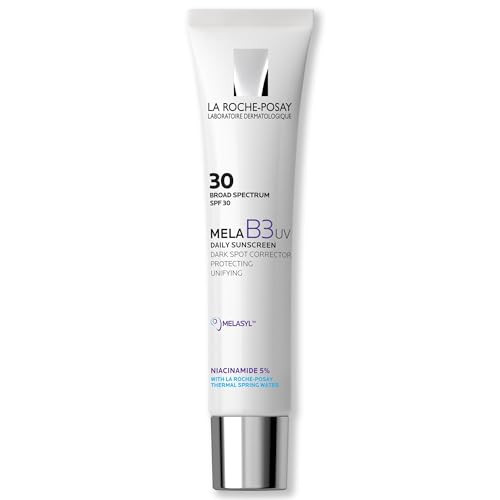 La Roche-Posay Mela B3 Uv Daily Sunscreen Face Moisturizer With Spf 30 + Anti-Aging Melasyl + 5% Niacinamide Helps Correct & Protect From Sun Damage Face Sunscreen With No White Cast 40Ml