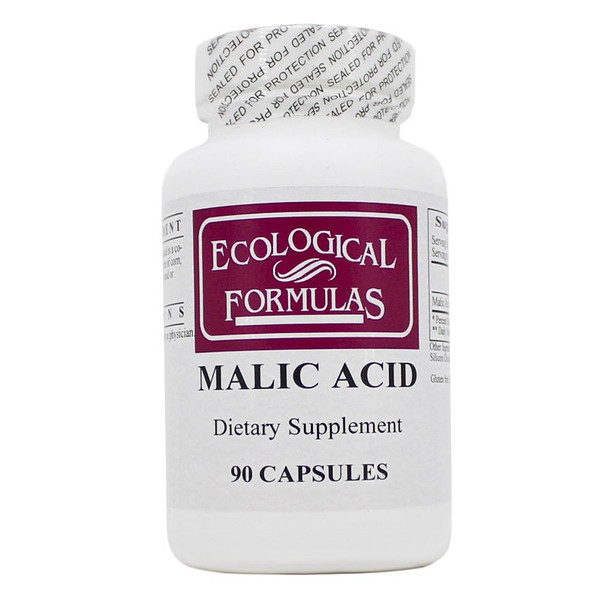 Ecological Formulas  Malic Acid 600mg  90 Capsules