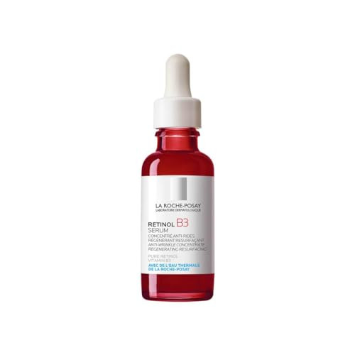 La Roche-Posay Pure Retinol Face Serum With Vitamin B3 Anti Aging Face Serum For Lines Wrinkles & Premature Sun Damage To Resurface & Hydrate Suitable For Sensitive Skin 1.0 Fl. Oz