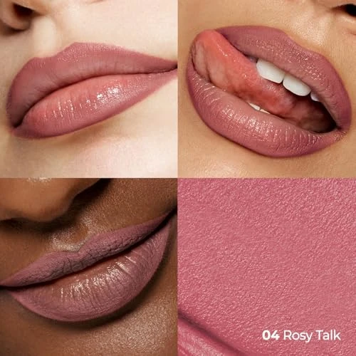 Laka Stain Lip Liner Duo 0.7G/0.02Oz 2Pc 04 Rosy Talk & 03 Hazelnut Latte