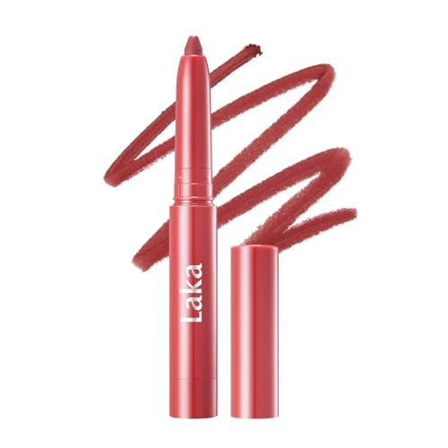 Laka Glazed Cherry- Stain Lip Liner 05 Velvet Hour + Fruity Glam Tint 104 Cherry Rich Creamy Long Lasting Color & Glowing Lip Stain