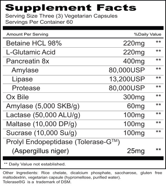 Priority One SIBOZyme 180 Vegetarian Capsules