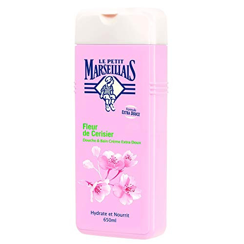 Le Petit Marseillais Extra Soft Cherry Blossom Bath And Shower Gel Bottle 650Ml Pack Of 2