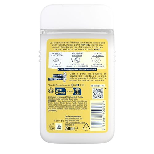 Le Petit Marseillais Shower Cream Organic Vanilla Milk