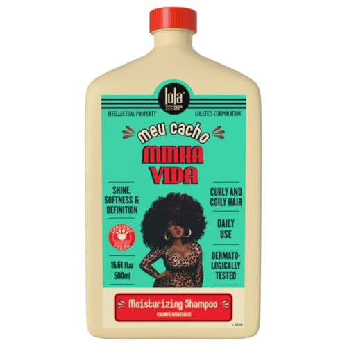 Lola From Rio - Meu Cacho Minha Vida - Hydrating Shampoo For Defined Soft Vibrant Curls Nourishing Mousturizing Paraben Sulfate- 16.9 Fl Oz