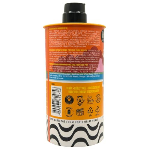 Lola From Rio - Ela E Carioca - Shampoo For All Hair Types Gently Cleanses 17.64 Fl Oz
