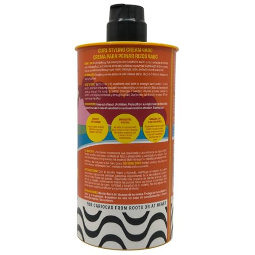 Lola From Rio - Ela E Carioca 4Abc Curl-Defining Cream Boost Hydration Minimize Frizz Provide Soft Flexible Control For 4Abc Curl Type 17.64 Fl Oz