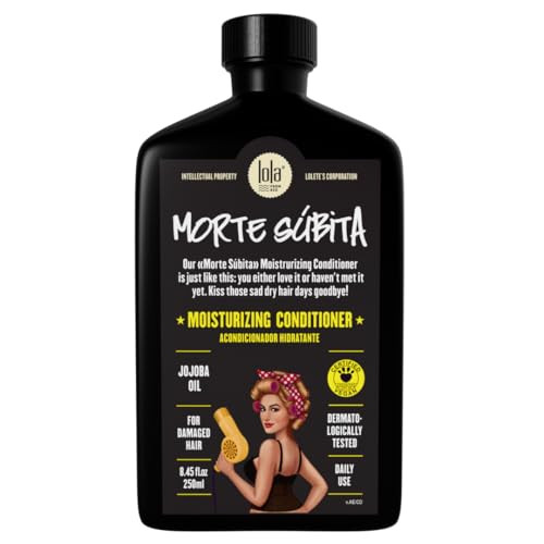 Lola From Rio - Morte Subita - Moisturizing Conditioner For All Types Of Dry And Damaged Hair Types Vegan Cruelty- Paraben- Sulfate- 8.45 Fl Oz