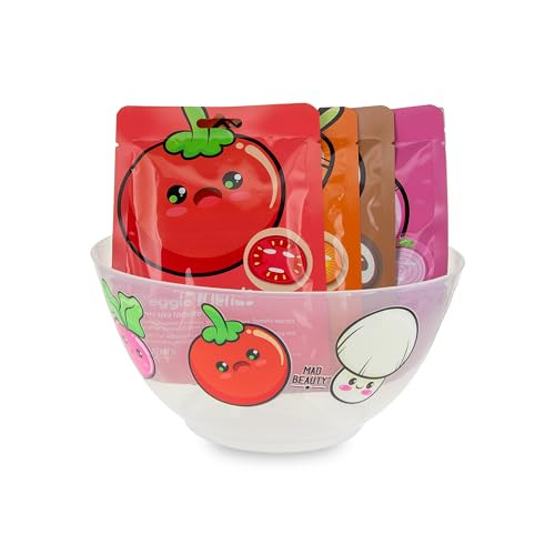 Mad Beauty Veggie Friends Salad Bowl Face Mask Collection