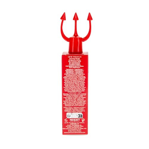 Mad Beauty The Devil Wears Prada Lip Butter Balm Tinted Red Cherry Scented Moisturising Lip Balm Mad Beauty Officially Licensed