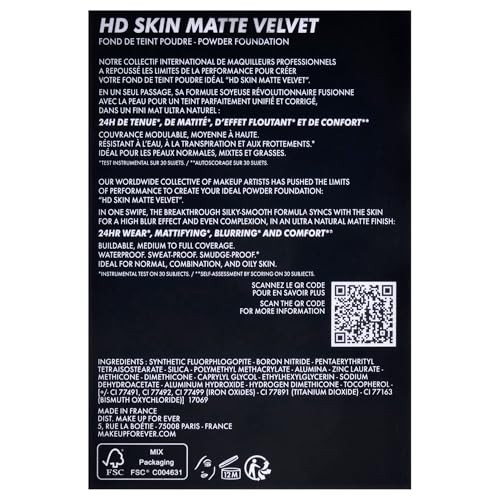 Make Up For Ever Hd Skin Matte Powder Foundation - 2R24 By Make Up For Ever For Women 0.38 Oz Foundation