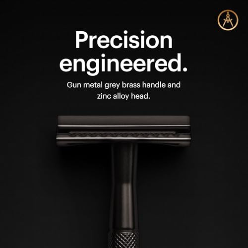 Manscaped The Plow 2.0 Premium Single Blade Double-Edged Safety Face Razor For Men
