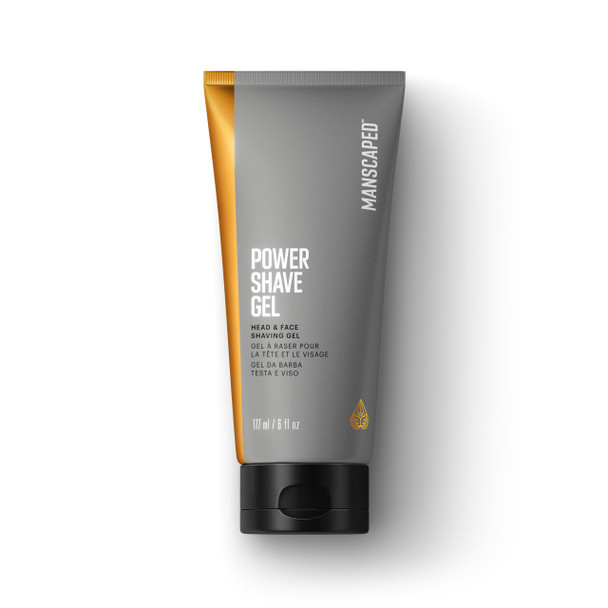 Manscaped Power Shave Gel Men's Soothing Head & Face Shaving Gel With Witch Hazel & Gentle Liquid Exfoliants To Help Defend Against Irritation Ingrown Hairs & Razor Bumps 6 Fl Oz
