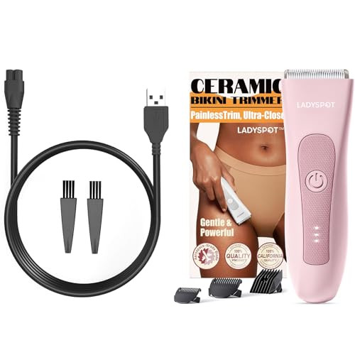 Manspot Hair Finishing Trimmers & Ladyspot 5V Body Trimmer Charger Cable