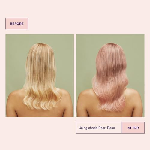 Maria Nila Color Refresh Pearl Rose 10.1 Fl Oz Soft Pink Hair Mask Semi-Permanent Pigments 100% Vegan & Sulfate/Paraben