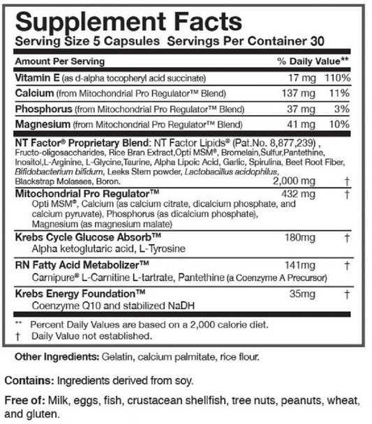 Researched Nutritionals Atp Fuel 150 Capsules Researched Nutritionals Atp Fuel 150 Capsules