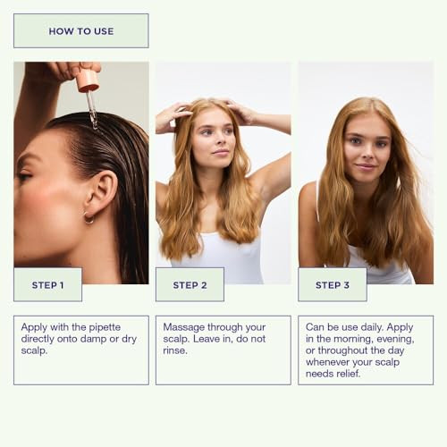 Maria Nila Head & Hair Heal Soothing Serum Leave In Treatment For For Dry/Itchy Scalp Soothing Hyaluronic Acid & Aloe Vera Peppermint Extract For Cooling Effect 1.7 Fl Oz