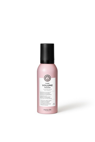 Maria Nila Pure Volume Volumizing Mousse For Thicker Hair Panthenol/Provitamin B5 Gives Volume To Thin & Fine Hair 100% Vegan & Sulfate/Paraben 5.1 Fl Oz