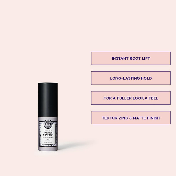 Maria Nila Power Powder For Thicker High-Volume Hair Silica Silyate Adds Texture To The Hair 100% Vegan & Sulfate/Paraben